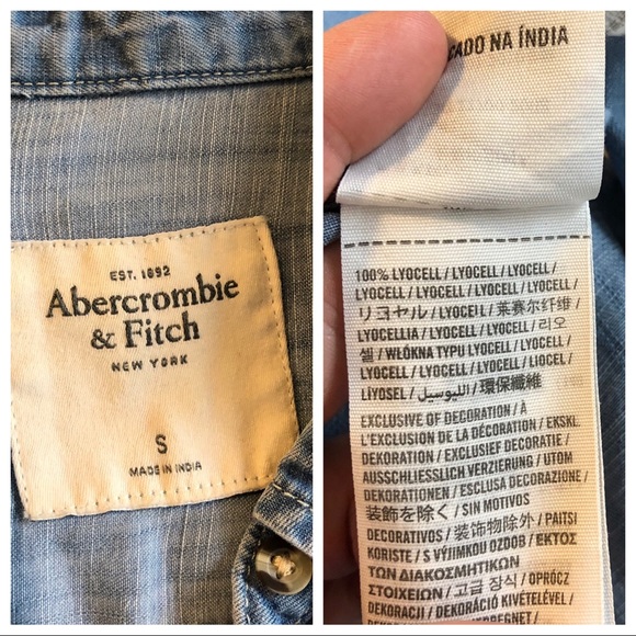 A&F// Chambray Buttondown - Picture 6 of 7